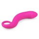 Easytoys Silicone Curved Dong Pink 17.5cm
