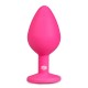 Easytoys Diamond Plug Medium Pink 8.5cm