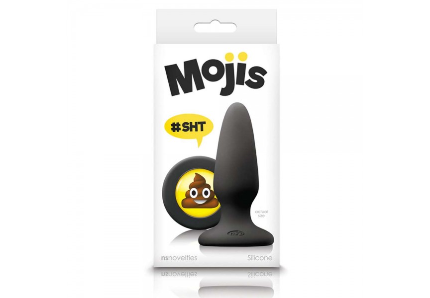 Πρωκτική Σφήνα Σιλικόνης – Mojis Plug SHT Medium Black