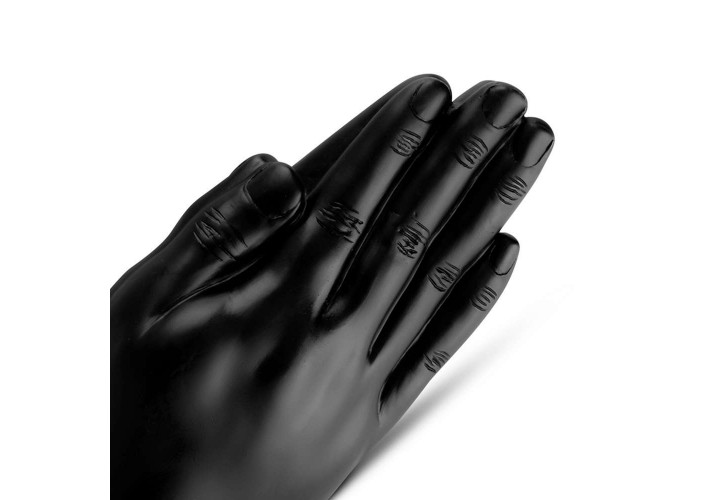 Μαύρο Διπλό Ομοίωμα Χεριών - Buttr Double Trouble Fisting Dildo 30.7cm