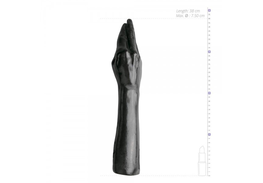 Μαύρο Ομοίωμα Χεριού Για Fisting - Fisting Dildo 39cm