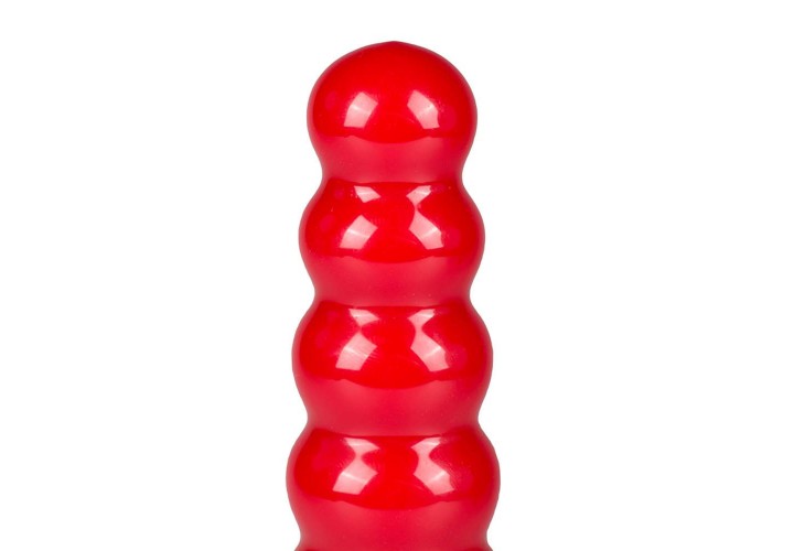 Πρωκτική Σφήνα Με Ραβδώσεις - Red Boy Extreme Butt Plug