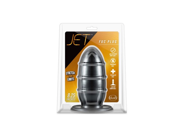 Μεγάλη Πρωκτική Σφήνα - Jet Fuc Plug Black