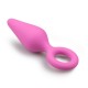 Ροζ Πρωκτική Σφήνα - Pink Buttplug With Pull Ring Medium