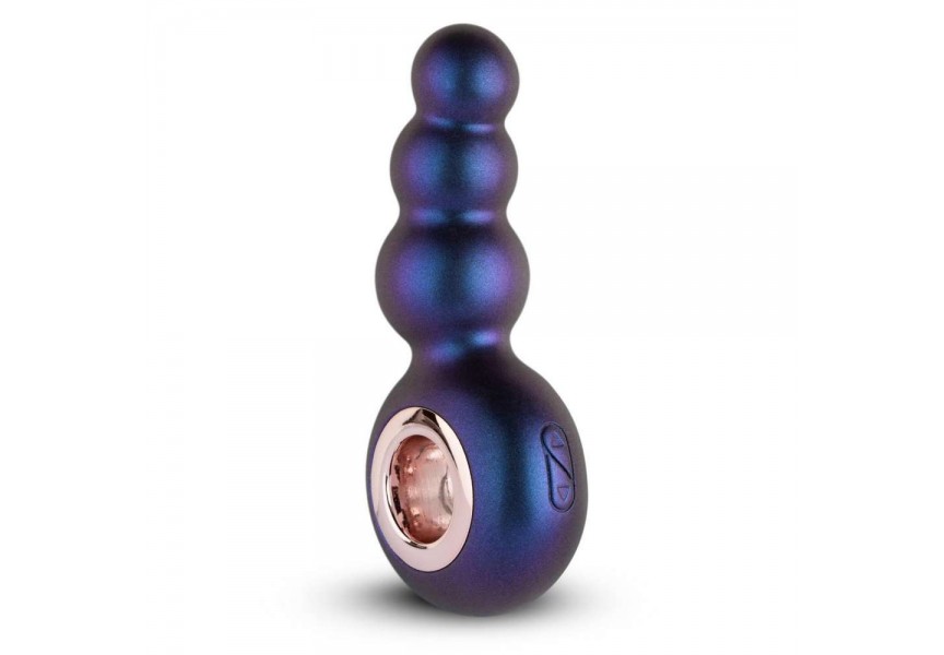 Πρωκτική Σφήνα Με Δόνηση - Hueman Outer Space Vibrating Anal Plug Purple 13cm