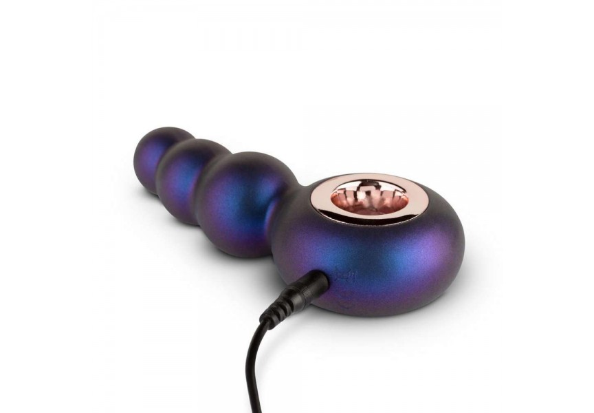 Πρωκτική Σφήνα Με Δόνηση - Hueman Outer Space Vibrating Anal Plug Purple 13cm