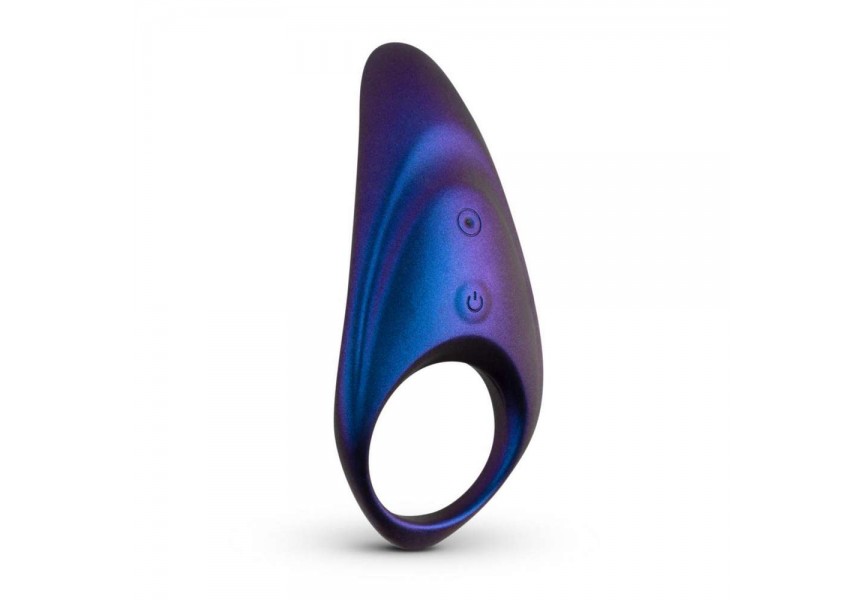 Hueman Neptune Vibrating Cock Ring & Remote Purple