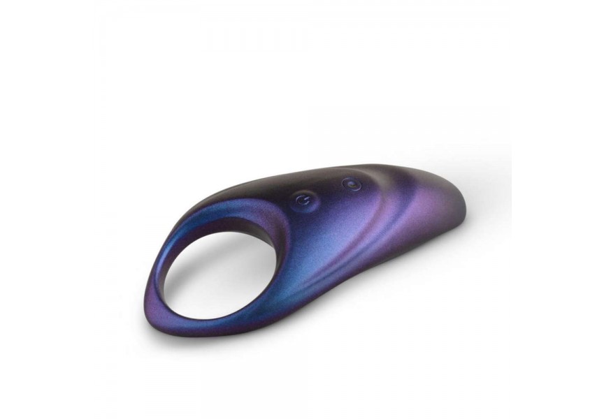 Hueman Neptune Vibrating Cock Ring & Remote Purple