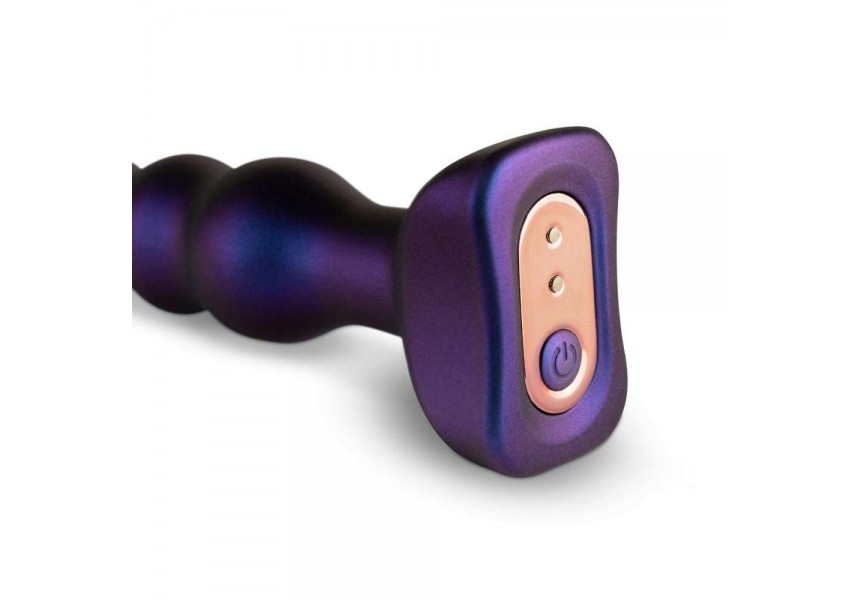 Δονούμενη Πρωκτική Σφήνα - Hueman Space Invader Vibrating Butt Plug Purple 13.9cm