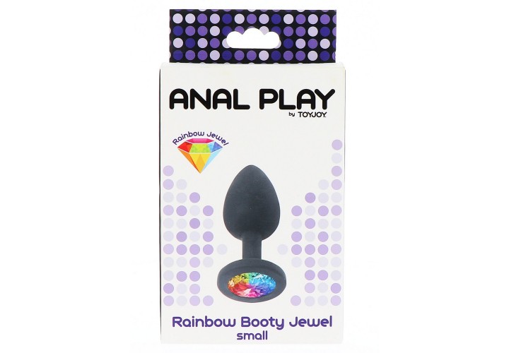 Μικρή Πρωκτική Σφήνα Με Διαμάντι - ToyJoy Rainbow Booty Jewel Small 7cm