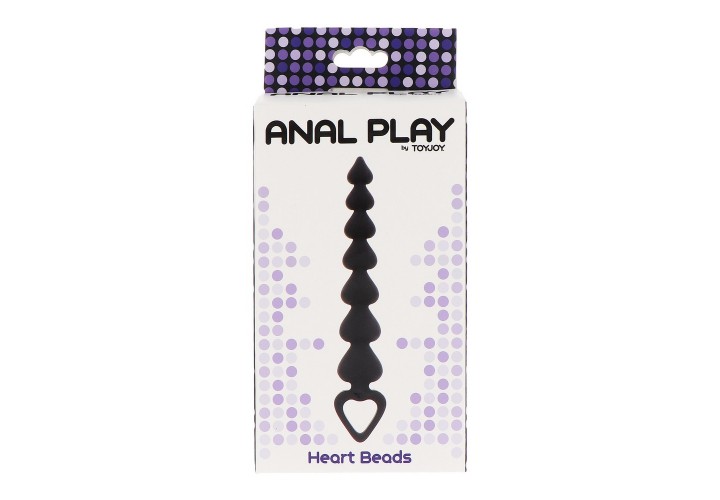 Πρωκτικές Μπίλιες Σιλικόνης - Heart Beads