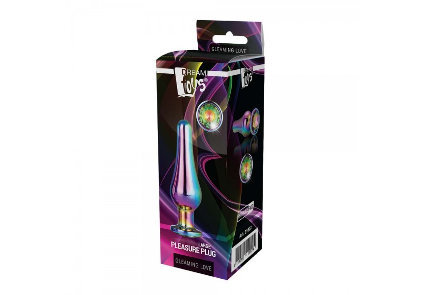 Dream Toys Gleaming Love Coloured Pleasure Plug Large 12.7cm