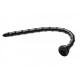 Μακρύ Μαύρο Σπειροειδές Ομοίωμα - Swirl Thin Anal Snake 48cm