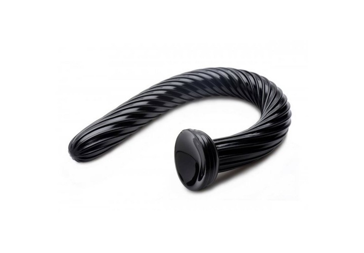 Μακρύ Μαύρο Σπειροειδές Ομοίωμα - Spiral Anal Snake 52cm