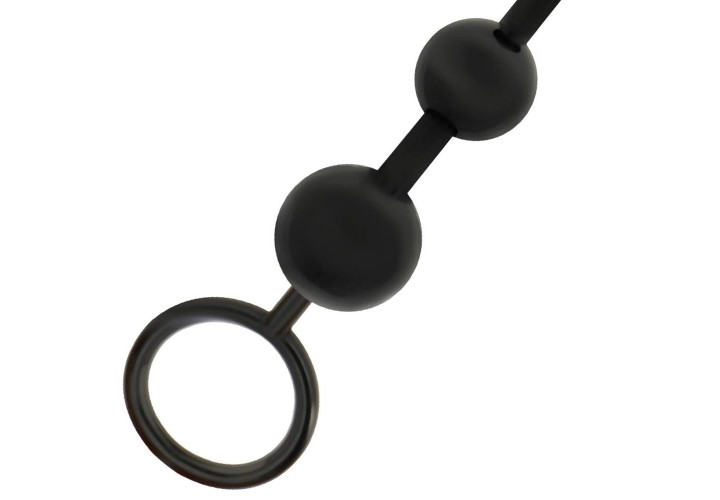 Μαύρες Πρωκτικές Μπίλιες - Addicted Toys Anal Beads Black 29cm