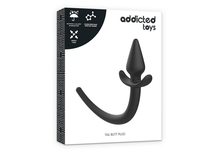Σφήνα Σιλικόνης Ουρά Σκύλου - Addicted Toys Puppy Plug Anal Silicone 7cm