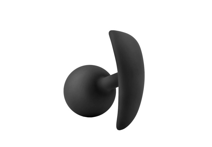 Μαύρη Σφήνα Με Βαρίδιο - Blush Anal Adventures Vibra Plug 8.9cm