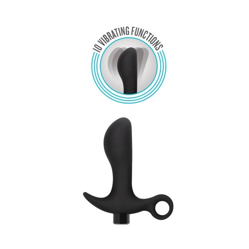 Μαύρος Πρωκτικός Δονητής 10 Ταχυτήτων - Blush Anal Adventures Prostate Massager 10.7cm