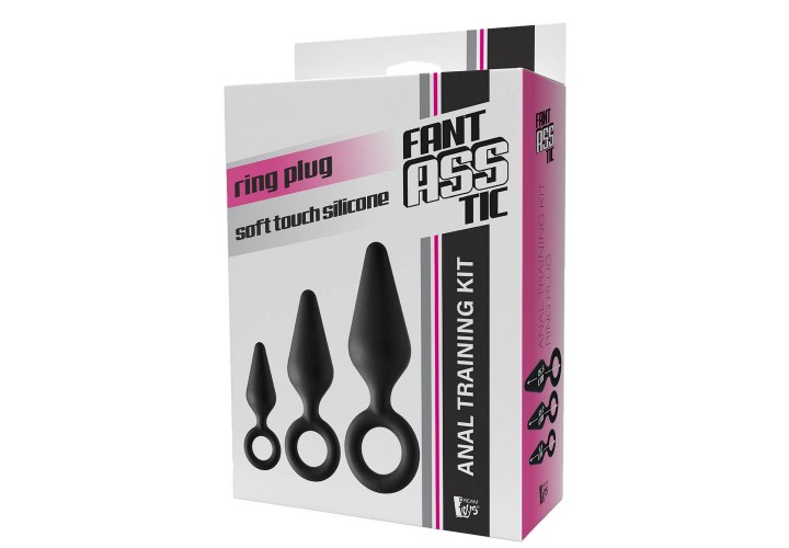 Σετ Πρωκτικές Σφήνες Με Δαχτυλίδια - Dream Toys Fantasstic Anal Training Kit Ring Plug