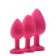 Σετ Ροζ Πρωκτικές Σφήνες Με Κόσμημα - Dream Toys Flirts Anal Training Kit Gem Stone Pink