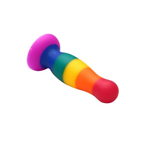 Pride Σφήνα Σιλικόνης - Colourful Love Colourful Plug Medium