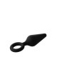 Μαύρη Μεσαία Σφήνα Σιλικόνης Με Δαχτυλίδι - Dream Toys Fantasstic Ring Plug Medium 12.2cm