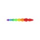 ToyJoy Rainbow Heart Beads 21.5cm
