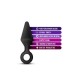 Μαύρη Σφήνα Σιλικόνης Με Δαχτυλίδι - Blush Anal Adventures Platinum Silicone Loop Plug Large Black 13.3cm