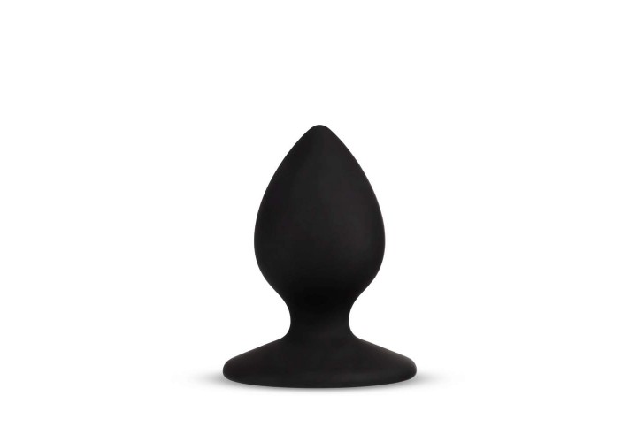 Πρωκτική Σφήνα Σιλικόνης - Temptasia Slut Plug Black 6.3cm