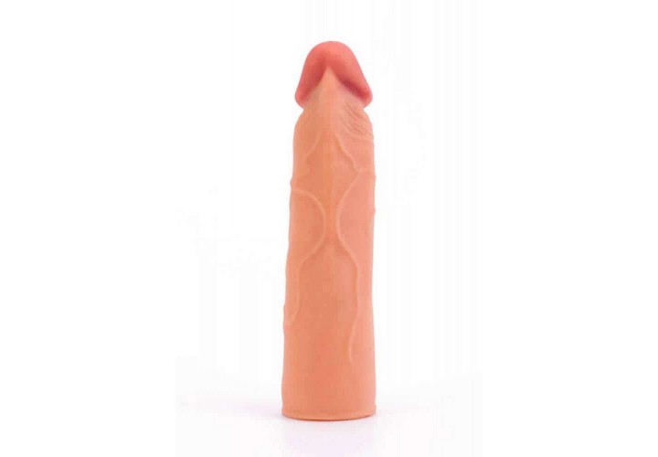 Προσθετικό Κάλυμμα Πέους - Pleasure X Tender Penis Sleeve Flesh 17cm