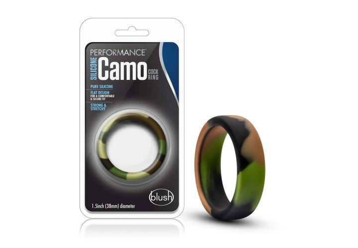Blush Performance Silicone Camo Cock Ring Camoflauge