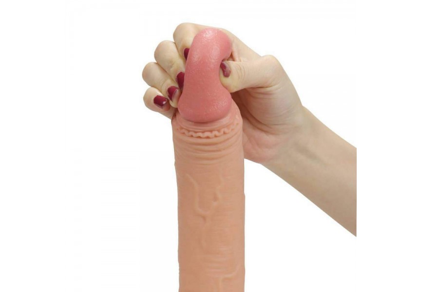 Lovetoy Rodeo G Silicone Hollow Strap On 18cm