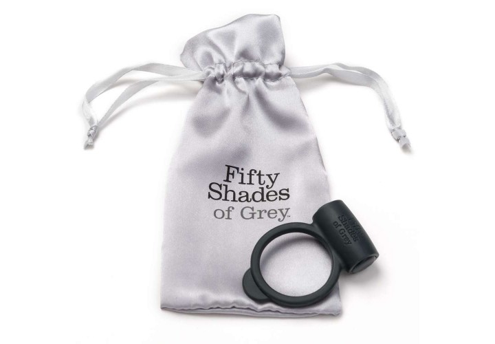 Μαύρο Δονούμενο Δαχτυλίδι Πέους - Fifty Shades Of Grey Vibrating Love Ring Black