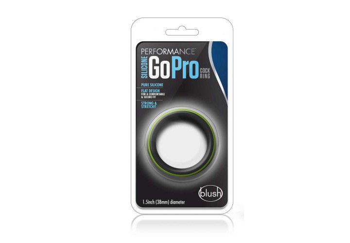 Performance Silicone Go Pro Cock Ring Green
