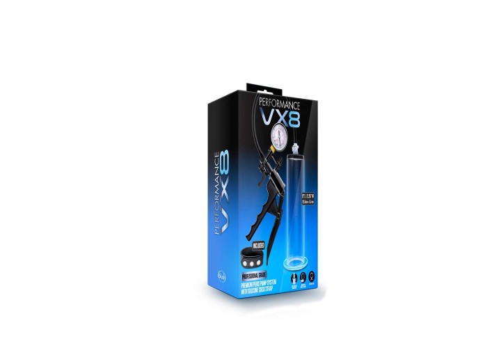 Αντλία Μεγέθυνσης Πέους Με Μανόμετρο - Blush Performance VX8 Premium Penis Pump