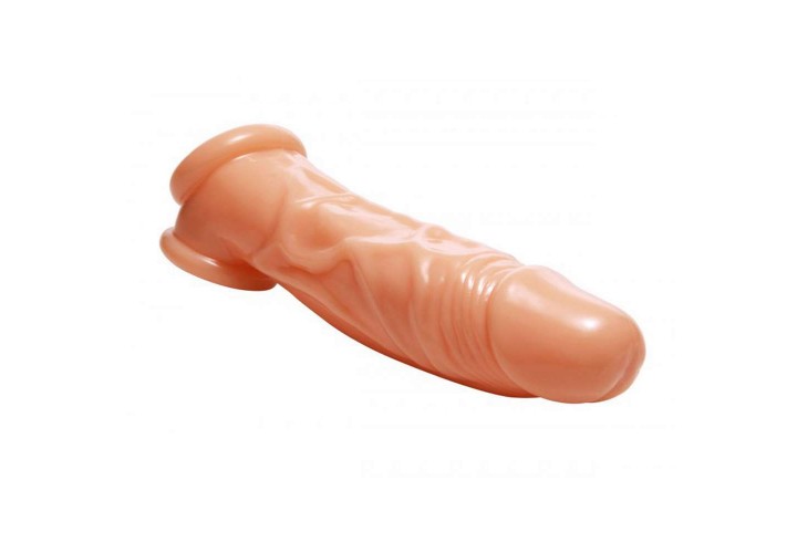 Κάλυμμα Επέκτασης Πέους - Realistic Flesh Penis Enhancer & Ball Stretcher