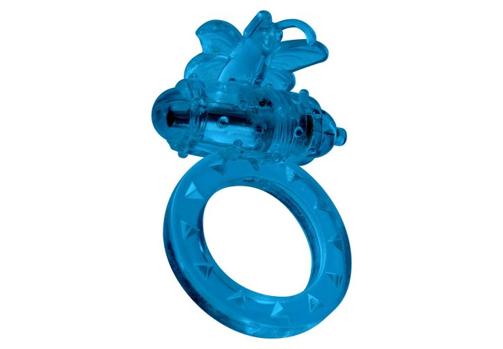 Δαχτυλίδι Πέους Με Δόνηση - Flutter Vibrating Ring Blue