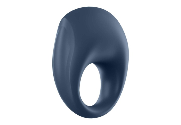 Δονούμενο Δαχτυλίδι Πέους Με Εφαρμογή Κινητού - Satisfyer Strong One Ring Vibrator Blue 7.4cm