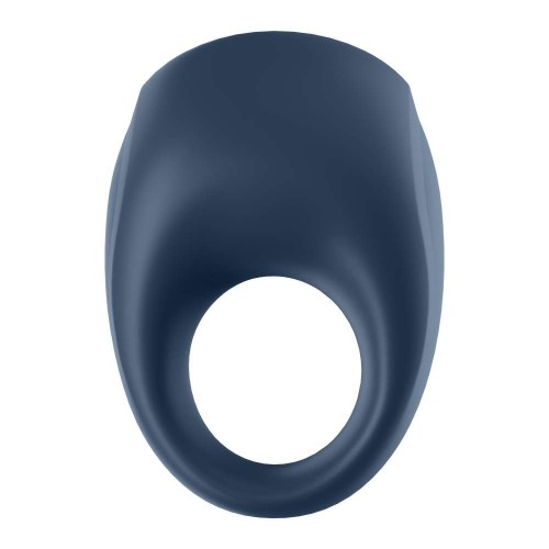 Satisfyer Strong One Ring Vibrator Blue 7.4cm