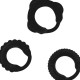 Σετ 3 Δαχτυλίδια Πέους - Addicted Toys C Ring Set Black