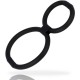 Μαύρο Διπλό Δαχτυλίδι Πέους - Addicted Toys Adjustable Rings For Penis