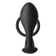 Μαύρη Πρωκτική Σφήνα Με Δαχτυλίδι - Dream Toys Fantasstic Anal Plug With Cockring Black 12cm