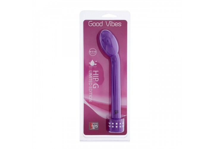 Δονητής Σημείου G - Good Vibes Hip G Purple 21cm