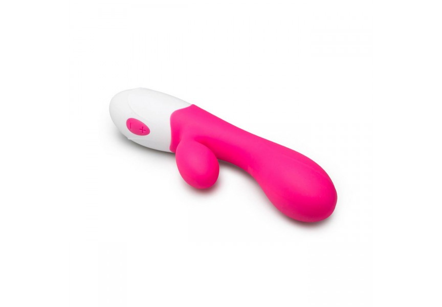 Δονητής Rabbit 10 Ταχυτήτων - Easytoys Aurora Vibe Rabbit Vibrator Pink 20cm