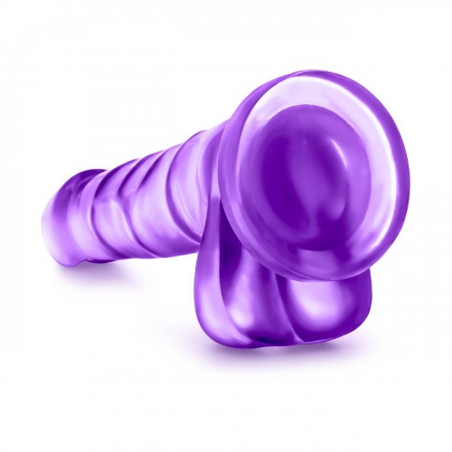 Μωβ Ρεαλιστικό Ομοίωμα Jelly - B Yours Sweet N Hard 4 Purple 19.6cm