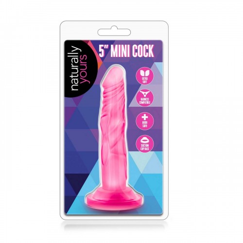 Ροζ Μίνι Ομοίωμα Πέους - Naturally Yours Mini Cock Pink 14cm