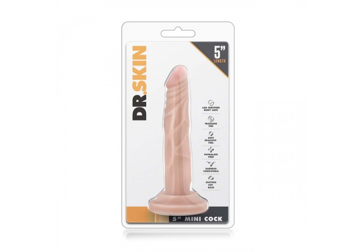 Dr. Skin Mini Cock Beige 14.6cm