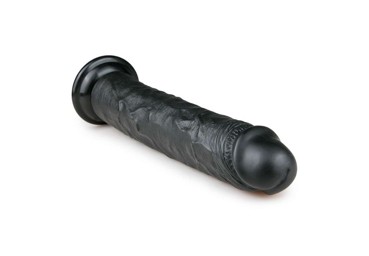 Μαύρο Ομοίωμα Πέους Με Βεντούζα - Easy Toys Realistic Dildo Black 28.5cm