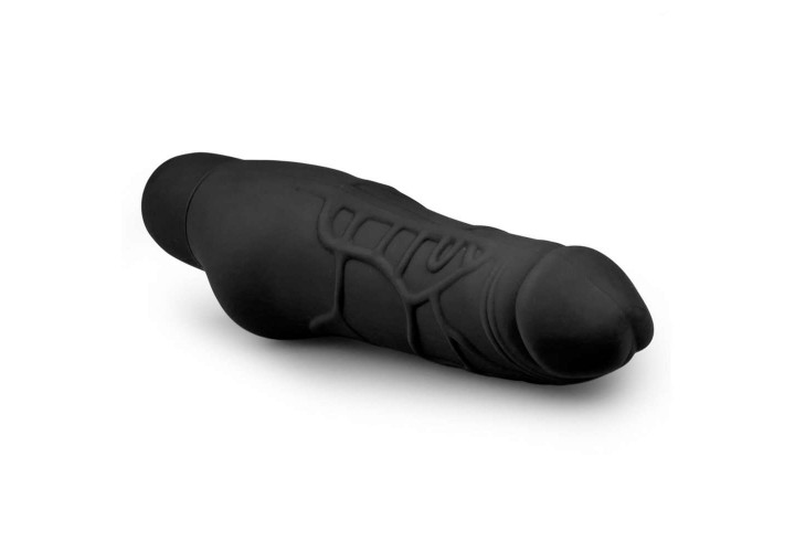 Easy Toys Silicone Realistic Vibrator Black 19cm