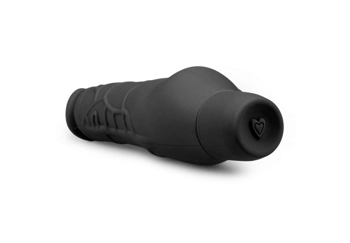 Μαύρος Ρεαλιστικός Δονητής Σιλικόνης - Easy Toys Silicone Realistic Vibrator Black 19cm